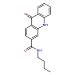 3-ACRIDINECARBOXAMIDE, N-BUTYL-9,10-DIHYDRO-9-OXO-