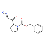 1-Pyrrolidinecarboxylic acid, 2-(diazoacetyl)-, phenylmethyl ester, (S)-