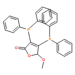 2(5H)-Furanone, 3,4-bis(diphenylphosphino)-5-methoxy-