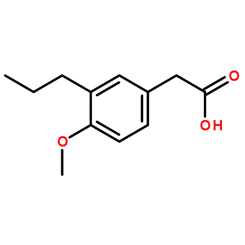 BENZENEACETIC ACID, 4-METHOXY-3-PROPYL-