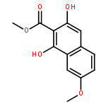 2-NAPHTHALENECARBOXYLIC ACID, 1,3-DIHYDROXY-7-METHOXY-, METHYL ESTER