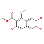 2-NAPHTHALENECARBOXYLIC ACID, 3-HYDROXY-1,6,7-TRIMETHOXY-, METHYL ESTER