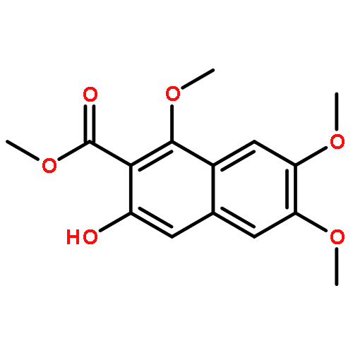 2-NAPHTHALENECARBOXYLIC ACID, 3-HYDROXY-1,6,7-TRIMETHOXY-, METHYL ESTER