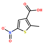 3-Thiophenecarboxylic acid, 2-methyl-5-nitro-