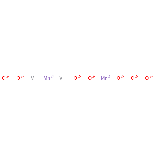 manganese(+2) cation; oxygen(-2) anion; vanadium