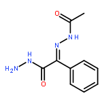 2-(acetylhydrazono)-2-phenylacetohydrazide