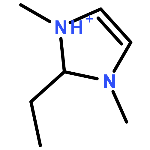 1H-Imidazolium, 2-ethyl-1,3-dimethyl-