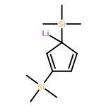 LITHIUM;TRIMETHYL-(3-TRIMETHYLSILYLCYCLOPENTA-1,4-DIEN-1-YL)SILANE