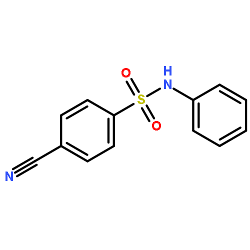 BENZENESULFONAMIDE, 4-CYANO-N-PHENYL-