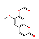 6-Methoxy-2-oxo-2H-chromen-7-yl acetate