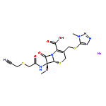 Sodium;(6r,7s)-7-[[2-(cyanomethylsulfanyl)acetyl]amino]-7-methoxy-3-[(1-methyltetrazol-5-yl)sulfanylmethyl]-8-oxo-5-thia-1-azabicyclo[4.2.0]oct-2-ene-2-carboxylate