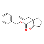 Cyclopentanecarboxylic acid, 2-oxo-1-(2-propenyl)-, phenylmethyl ester