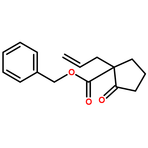 Cyclopentanecarboxylic acid, 2-oxo-1-(2-propenyl)-, phenylmethyl ester