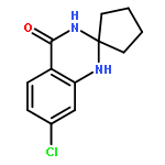 SPIRO[CYCLOPENTANE-1,2'(1'H)-QUINAZOLIN]-4'(3'H)-ONE, 7'-CHLORO-