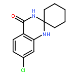 Spiro[cyclohexane-1,2'(1'H)-quinazolin]-4'(3'H)-one, 7'-chloro-