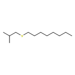 OCTANE, 1-[(2-METHYLPROPYL)THIO]-