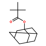 Propanoic acid, 2,2-dimethyl-, tricyclo[3.3.1.13,7]dec-1-yl ester