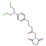 (2,5-DIOXOPYRROLIDIN-1-YL) 4-[4-[BIS(2-CHLOROETHYL)AMINO]PHENYL]BUTANOATE