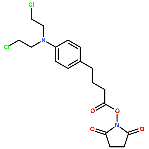 (2,5-DIOXOPYRROLIDIN-1-YL) 4-[4-[BIS(2-CHLOROETHYL)AMINO]PHENYL]BUTANOATE