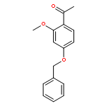 Ethanone, 1-[2-methoxy-4-(phenylmethoxy)phenyl]-