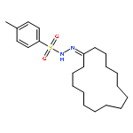 BENZENESULFONIC ACID, 4-METHYL-, CYCLOPENTADECYLIDENEHYDRAZIDE