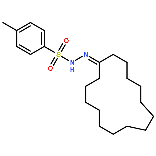 BENZENESULFONIC ACID, 4-METHYL-, CYCLOPENTADECYLIDENEHYDRAZIDE