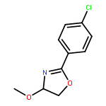 Oxazole, 2-(4-chlorophenyl)-4,5-dihydro-4-methoxy-