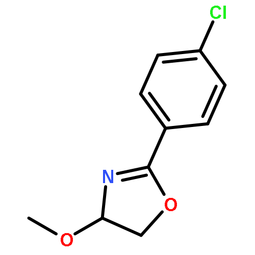 Oxazole, 2-(4-chlorophenyl)-4,5-dihydro-4-methoxy-