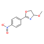 Oxazole, 4,5-dihydro-4-methoxy-2-(4-nitrophenyl)-