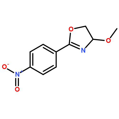 Oxazole, 4,5-dihydro-4-methoxy-2-(4-nitrophenyl)-