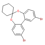 Spiro[cyclohexane-1,6'-dibenzo[d,f][1,3]dioxepin], 2',10'-dibromo-