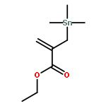 2-PROPENOIC ACID, 2-[(TRIMETHYLSTANNYL)METHYL]-, ETHYL ESTER