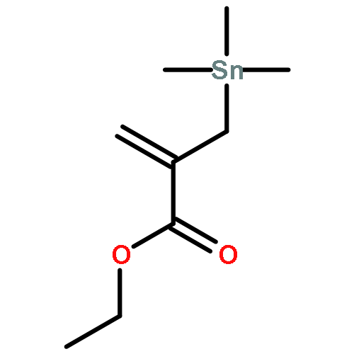 2-PROPENOIC ACID, 2-[(TRIMETHYLSTANNYL)METHYL]-, ETHYL ESTER