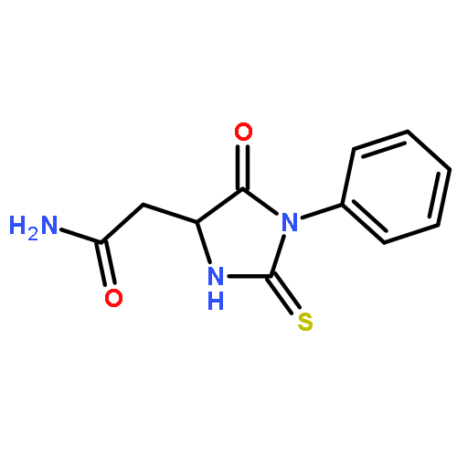 4-Imidazolidineacetamide,5-oxo-1-phenyl-2-thioxo-