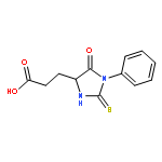 4-Imidazolidinepropanoicacid, 5-oxo-1-phenyl-2-thioxo-