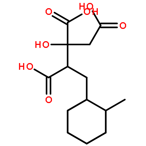 optically inactive 2-hydroxy-heptadecane-1,2,3-tricarboxylic acid