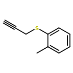 BENZENE, 1-METHYL-2-(2-PROPYNYLTHIO)-