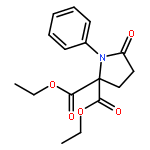 2,2-PYRROLIDINEDICARBOXYLIC ACID, 5-OXO-1-PHENYL-, DIETHYL ESTER