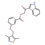 [2-(1H-INDOL-3-YL)-2-OXOETHYL] 3-[(3,5-DIMETHYL-1,2-OXAZOL-4-YL)METHOXY]BENZOATE