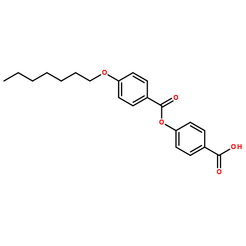 Benzoic acid, 4-(heptyloxy)-, 4-carboxyphenyl ester