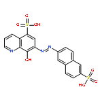 5-Quinolinesulfonicacid, 8-hydroxy-7-[2-(6-sulfo-2-naphthalenyl)diazenyl]-