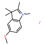 3H-INDOLIUM, 5-METHOXY-1,2,3,3-TETRAMETHYL-, IODIDE