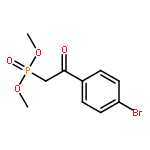 1-(4-BROMOPHENYL)-2-DIMETHOXYPHOSPHORYLETHANONE