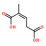 2-methylpent-2-enedioic acid