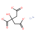 1,2,3-Propanetricarboxylicacid, 2-hydroxy-, chromium(3+) salt (1:?)
