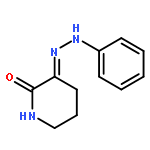 3-(2-phenylhydrazinylidene)piperidin-2-one