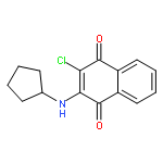 2-chloro-3-(cyclopentylamino)naphthalene-1,4-dione