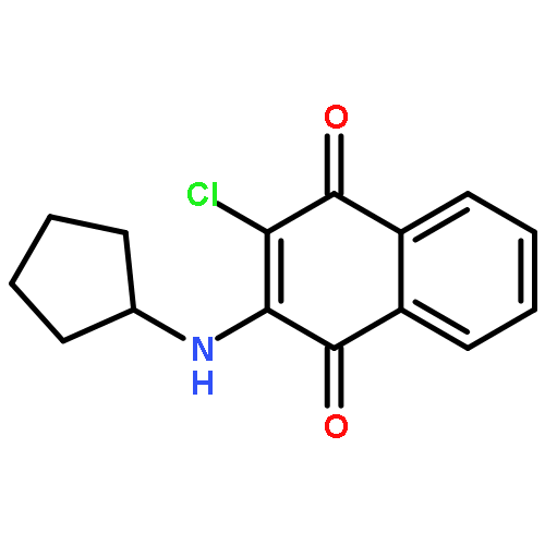 2-chloro-3-(cyclopentylamino)naphthalene-1,4-dione