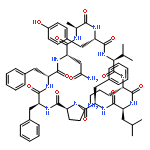 CYCLO(L-ALANYL-L-TYROSYL-L-VALYL-L-ORNITHYL-L-LEUCYL-D-PHENYLALANYL-L-PROLYL-L-PHENYLALANYL-D-PHENYLALANYL-L-ASPARAGINYL)