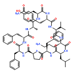 Cyclo(L-alanyl-L-glutaminyl-L-tyrosyl-L-valyl-L-ornithyl-L-leucyl-D-phenylalan
yl-L-prolyl-L-phenylalanyl-D-phenylalanyl)